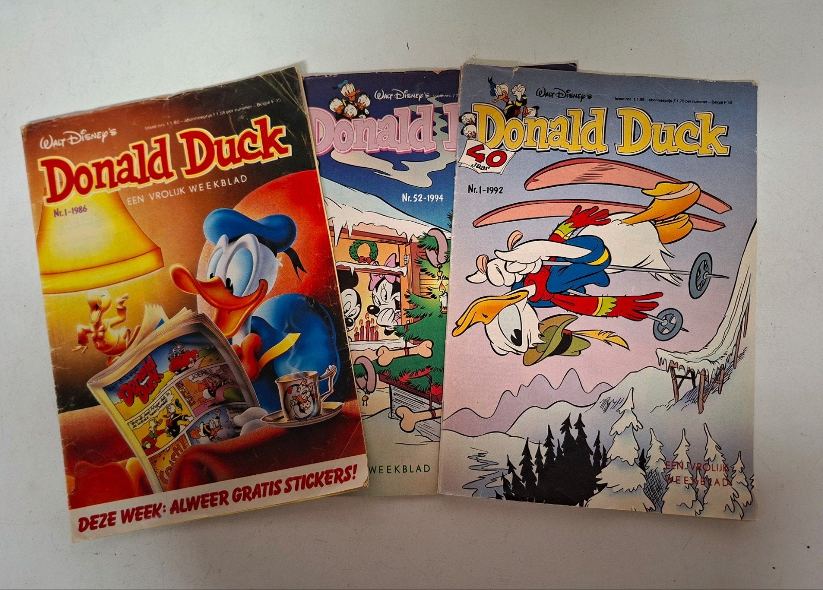 Donald Duck jaargangen 1992 1994 1986 zie omschrijving, Boeken, Complete serie of reeks, Ophalen, Gelezen, Europa
