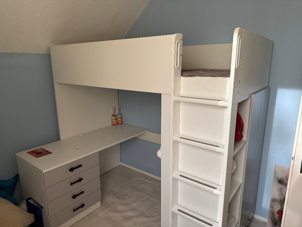 Hoogslaper Smastad Ikea, Kinderen en Baby's, Kinderkamer | Stapelbedden en Hoogslapers, Ophalen, Gebruikt, Hoogslaper