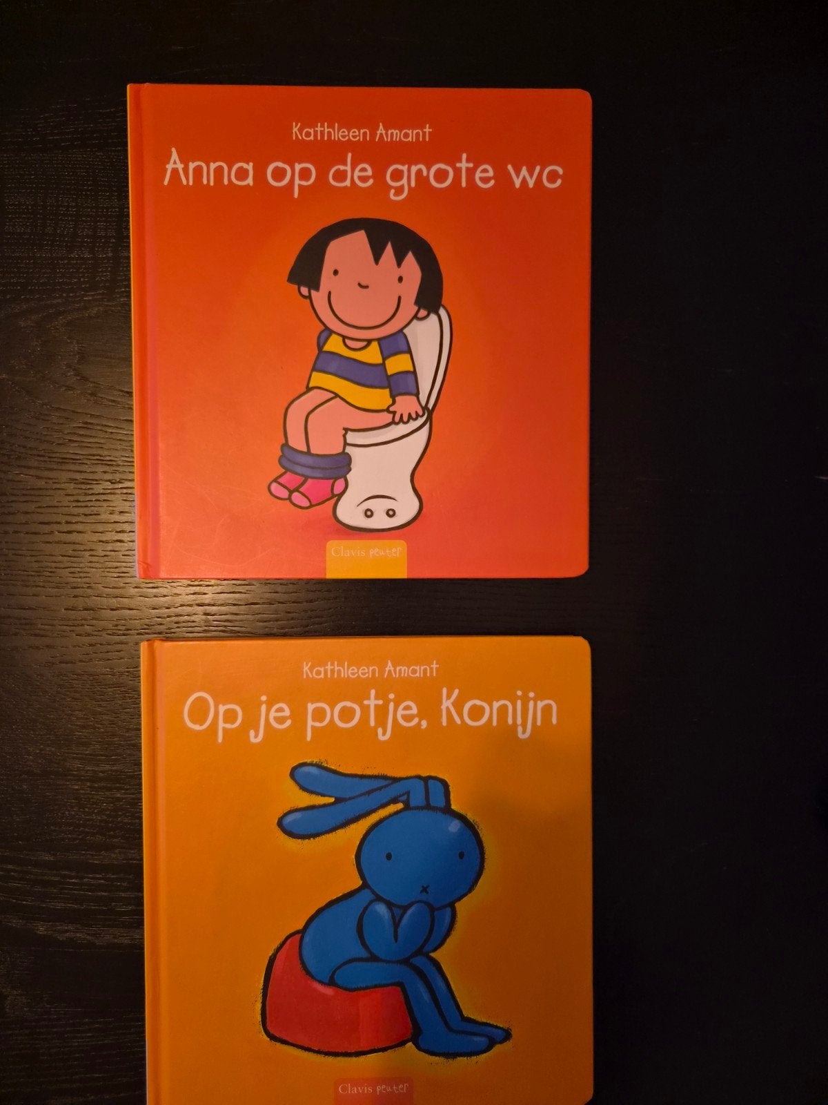 2 kinderboekjes: Op je potje konijn & Anna op de grote wc, Ophalen of Verzenden