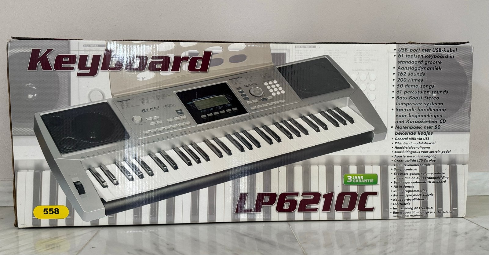 Nieuw LP-6210C 61-toetsen Elektronisch Keyboard, Overige merken, 61 toetsen, Nieuw, Ophalen of Verzenden