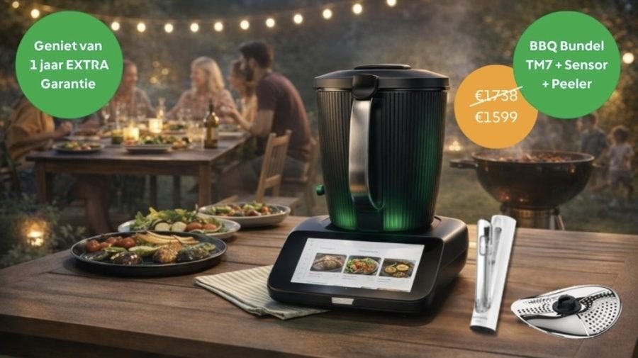 Thermomix® BBQ Bundel – Nieuw | €100 cashback OF 5+1 actie, Witgoed en Apparatuur, Keukenmixers, Verzenden, Nieuw, 3 snelheden of meer