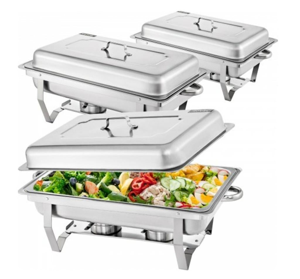 Warmhoudbak Professionele chafing dish €10,- voor 3 dagen, Ophalen, Gebruikt, Overige