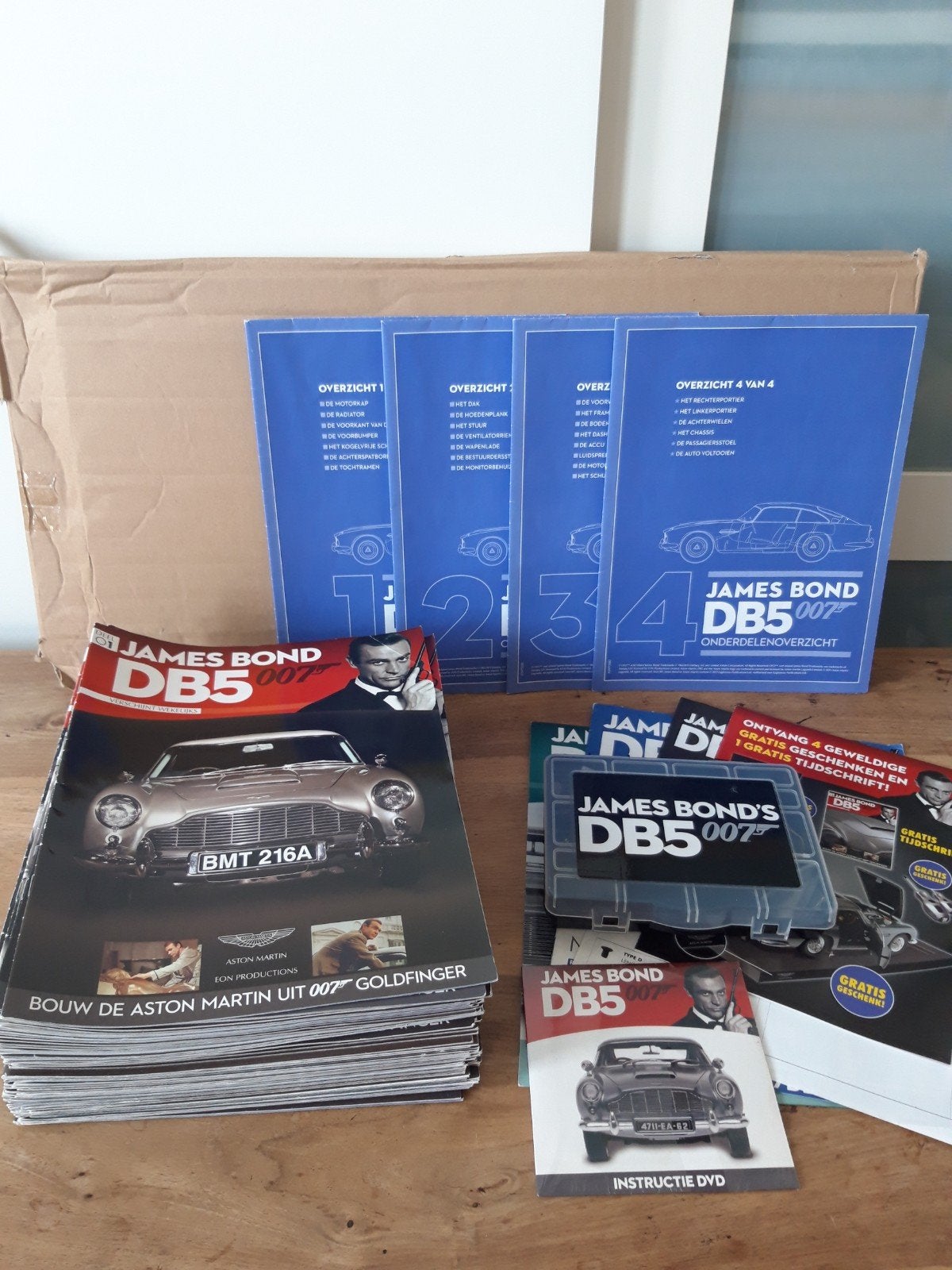 Compleet pakket: James Bond DB5 modelbouw (nieuw), Hobby en Vrije tijd, Ophalen of Verzenden, Nieuw, Auto, Overige merken