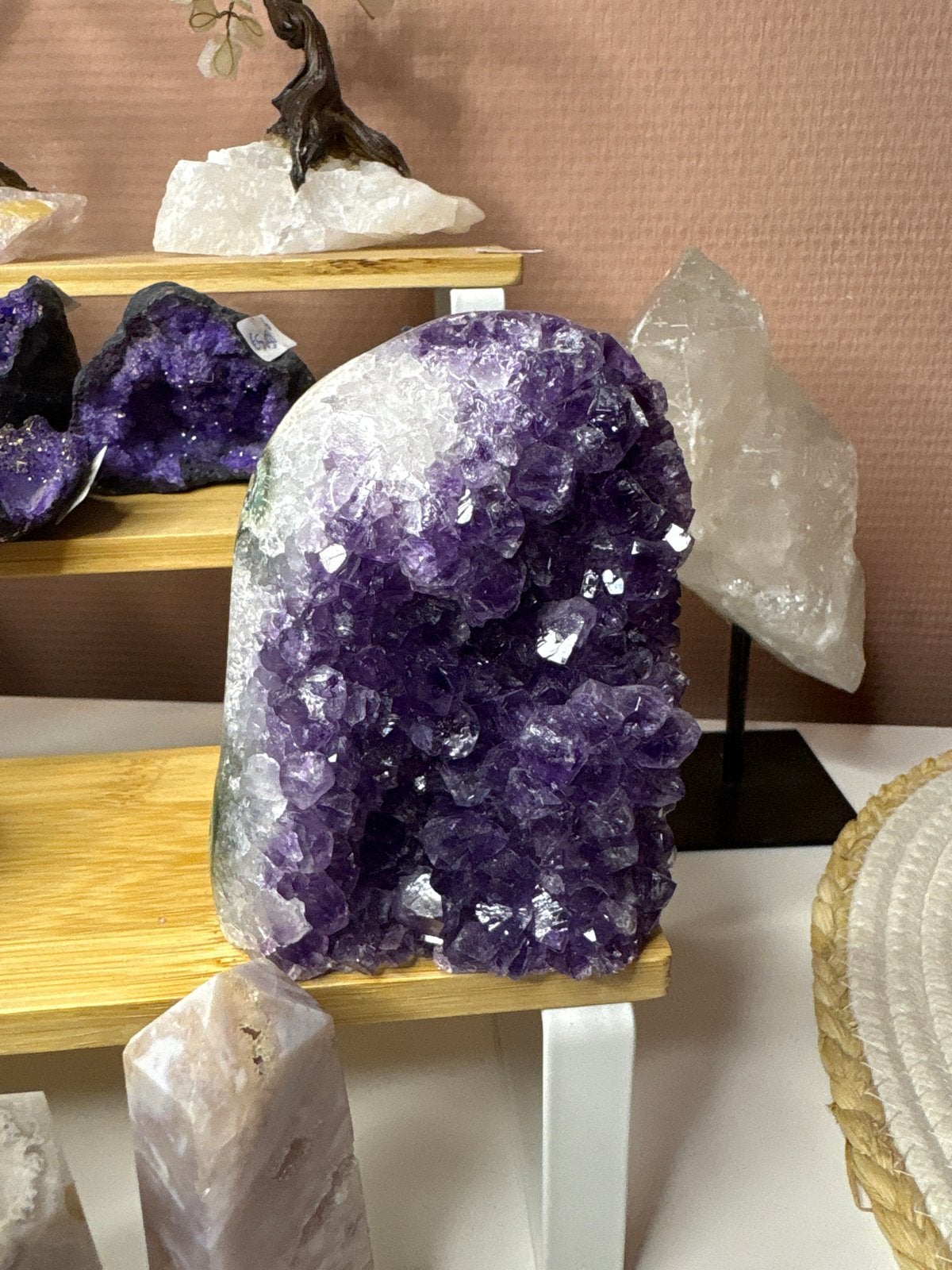 Prachtige Amethist Geode uit Uruguay - Uniek exemplaar, Ophalen of Verzenden, Nieuw