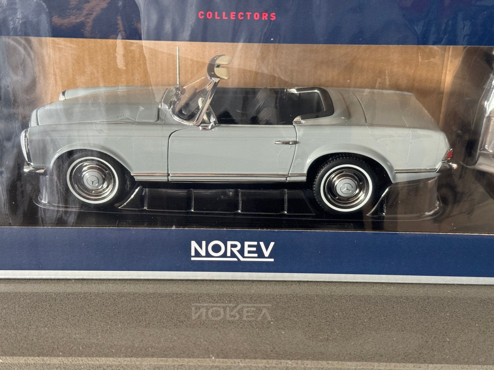 Norev Mercedes-Benz 280 SL Pagode (W113) 1:18 - Grijs, Ophalen of Verzenden, Nieuw