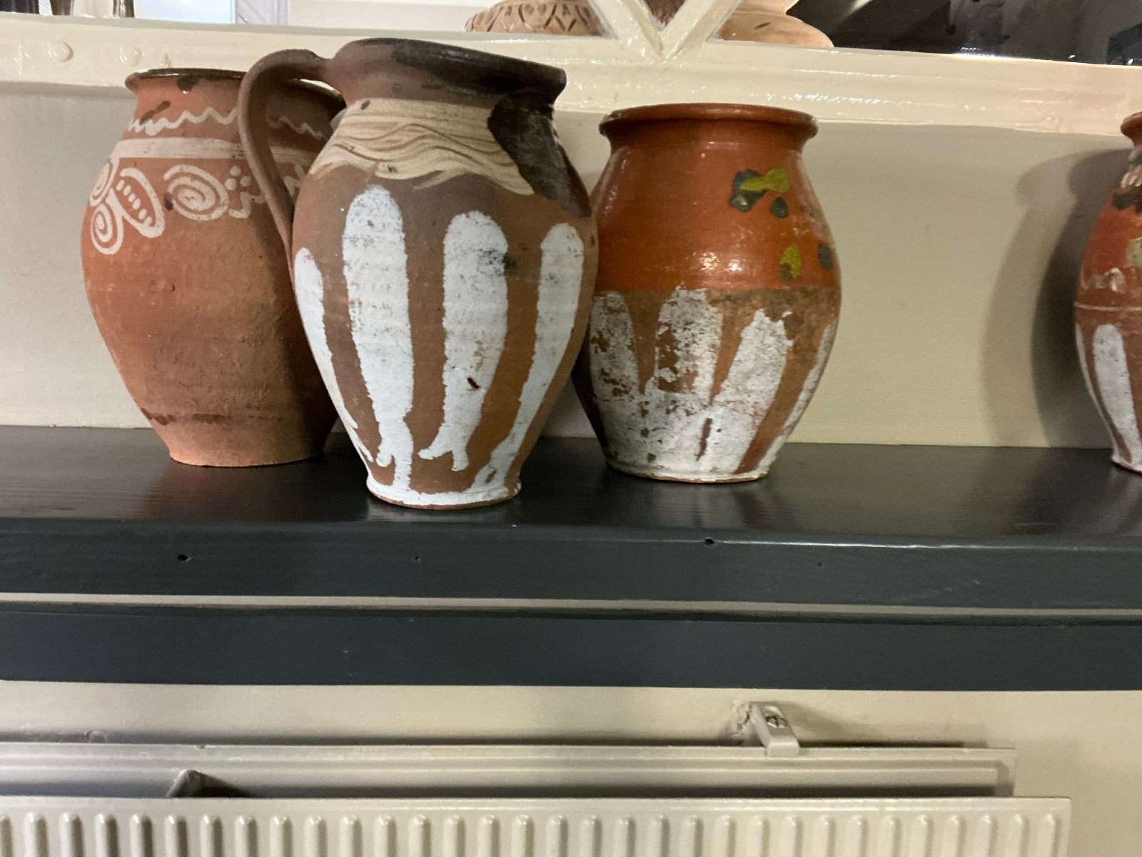 Set van 3 Antieke Aardewerken Kruiken/Vazen, Antiek en Kunst, Ophalen of Verzenden