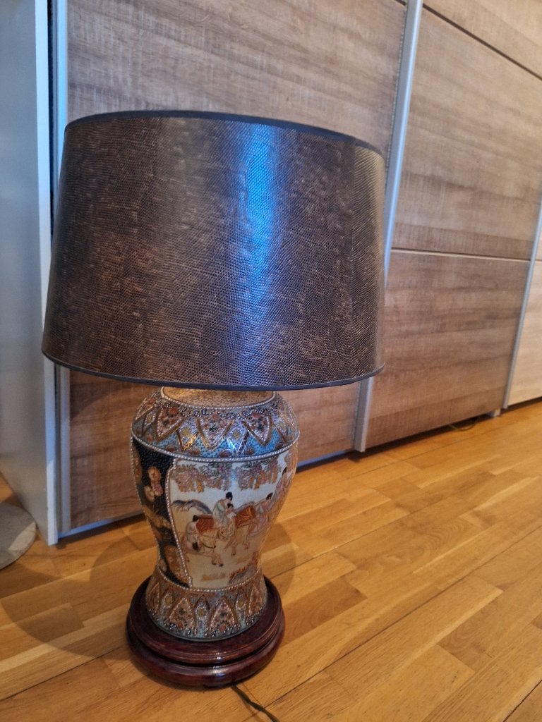 Prachtige lamp staand chinees, Huis en Inrichting, Ophalen, Gebruikt