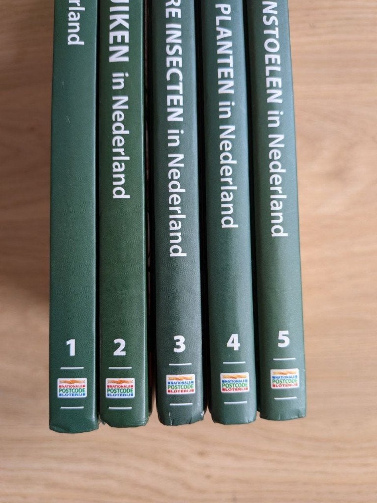 5× Boeken | Nationale Natuur boeken ( Vogels, Vlinders etc ), Ophalen, Zo goed als nieuw, Vogels, Nationale Postcode Loterij
