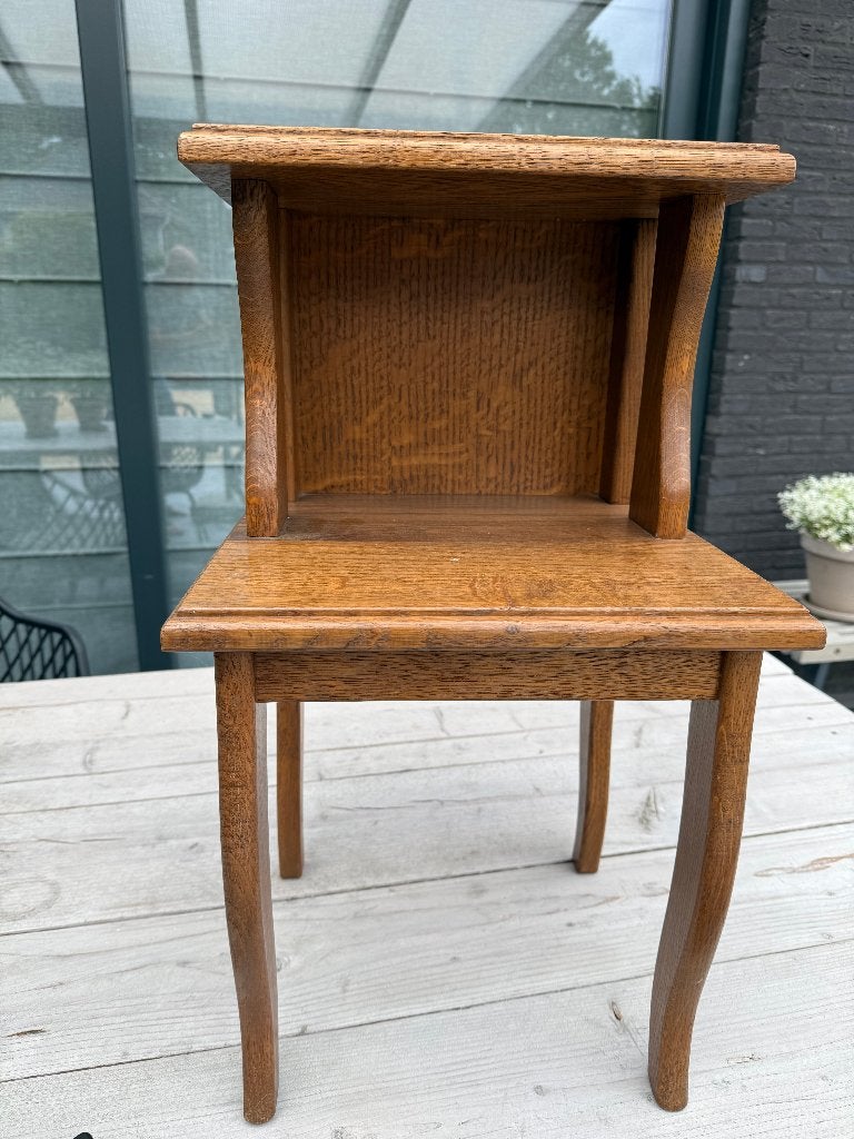 telefoontafeltje eiken, Ophalen
