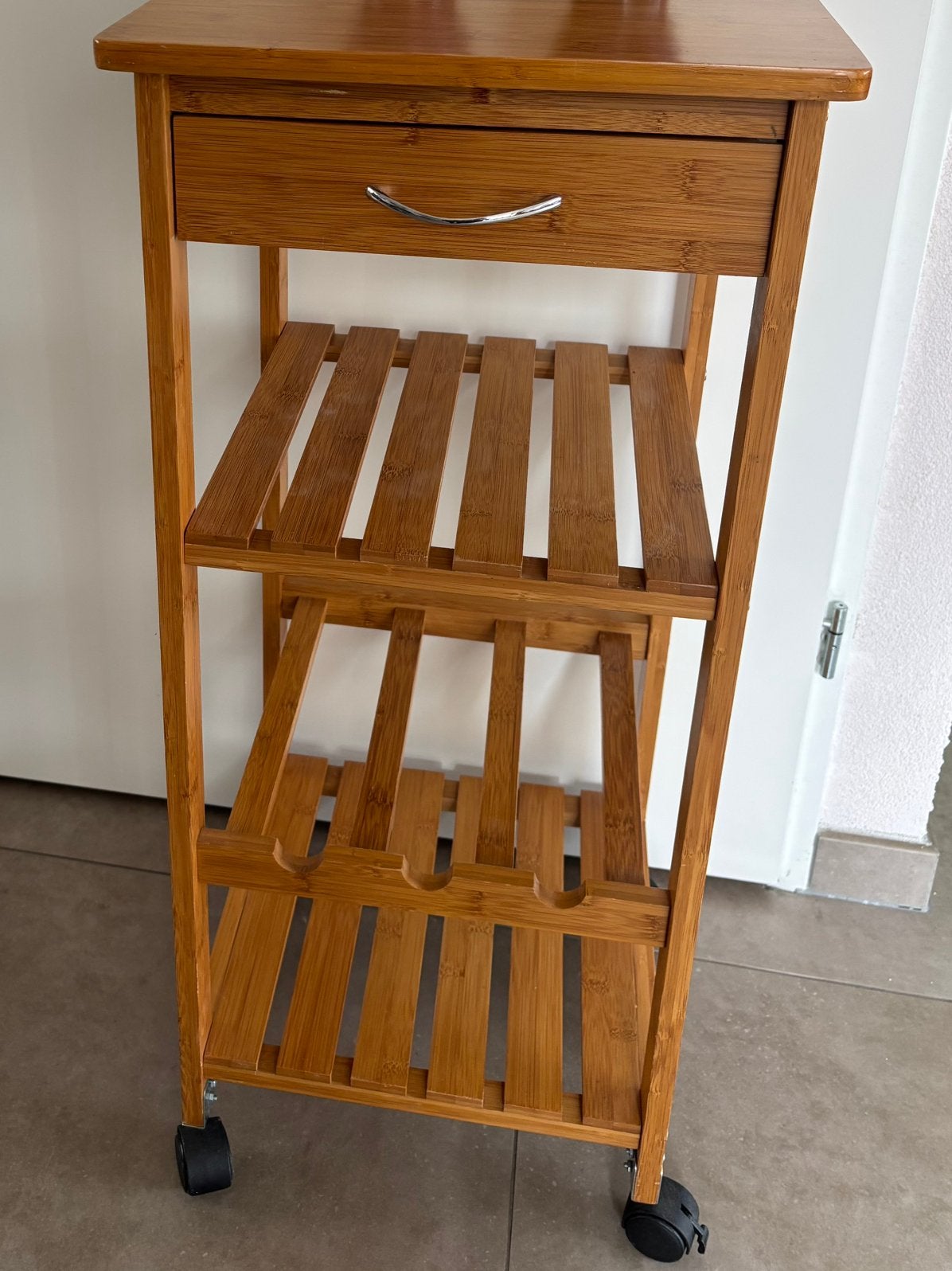tafeltje/kar met lade, Verzenden, 50 tot 100 cm, Zo goed als nieuw, Minder dan 100 cm