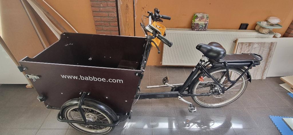 Babboe Bakfiets, 4 kinderen of meer, Gebruikt, Huif, Trommelrem