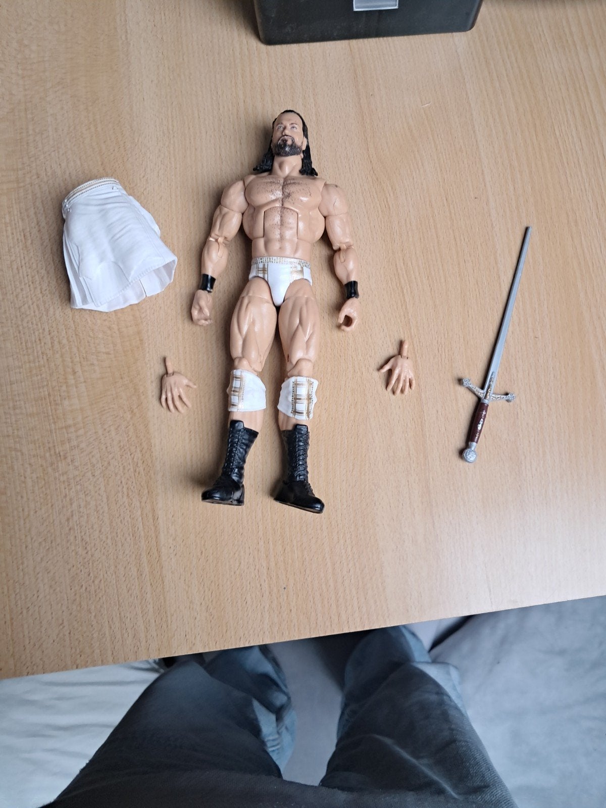 WWE Elite chase Drew McIntyre actiefiguur met accessoires, Ophalen of Verzenden, Gebruikt