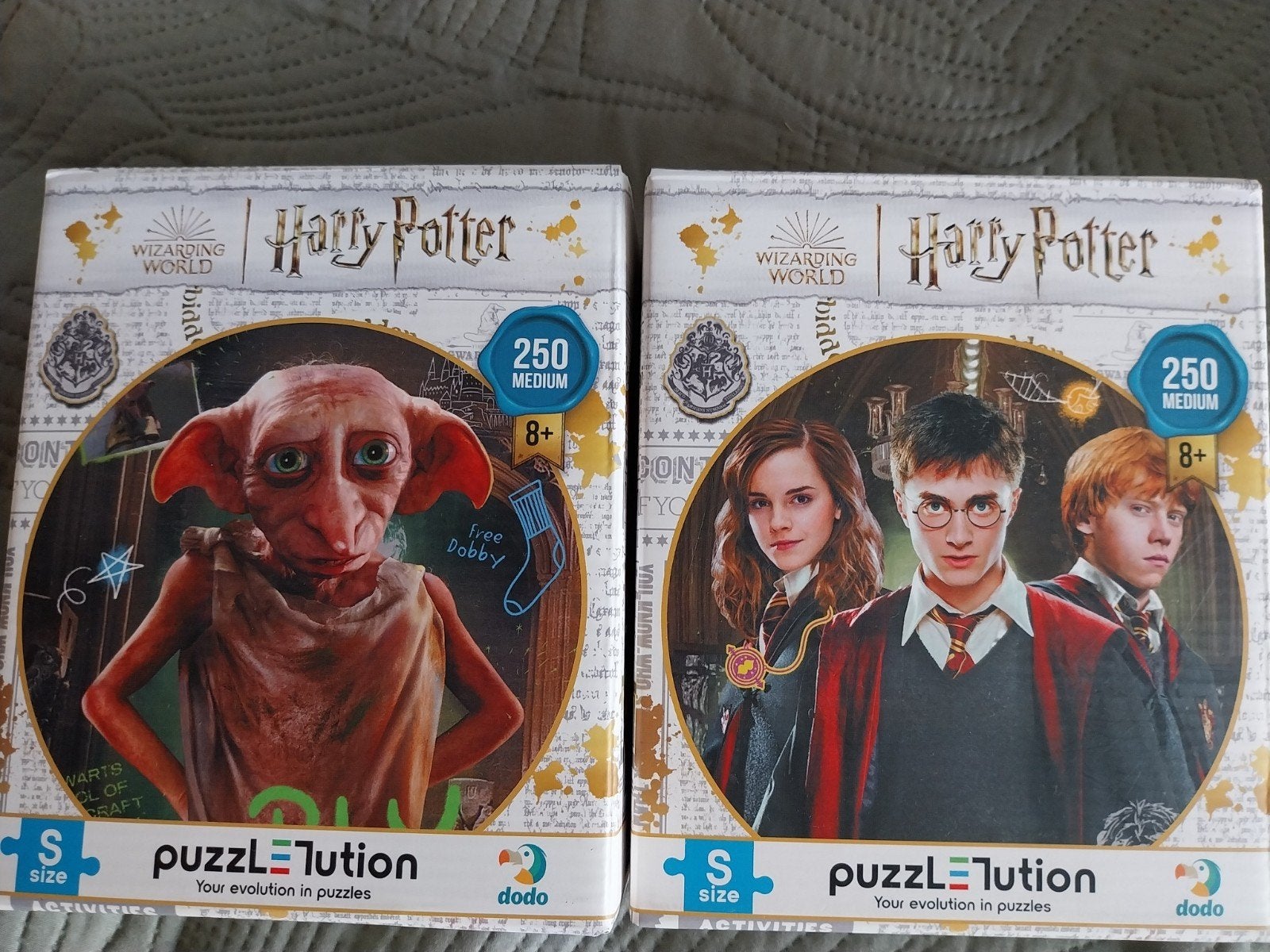 2 harry potter puzzels en knuffel, Ophalen of Verzenden, Meer dan 50 stukjes, Zo goed als nieuw, 6 jaar of ouder