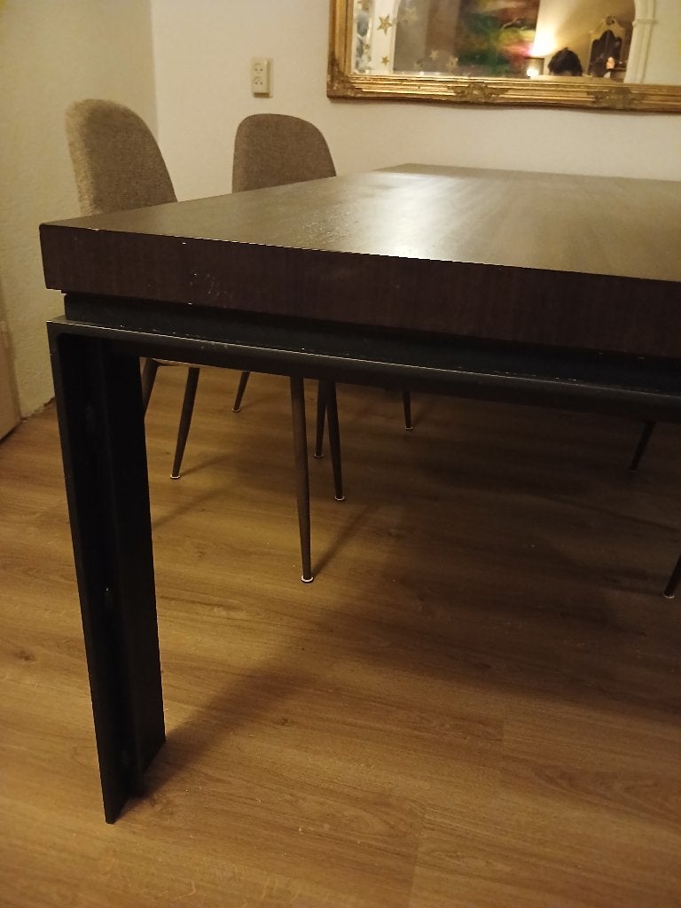 Luxe mooie eettafel!, Ophalen, 200 cm of meer, 50 tot 100 cm, Zo goed als nieuw