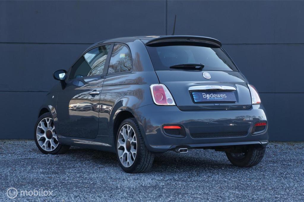 Fiat 500s 0.9 TwinAir Turbo 500 Sport Airco Alcantara Velgen, Auto's, Fiat, Voorwielaandrijving, Elektrische ramen, Gebruikt, 905 kg