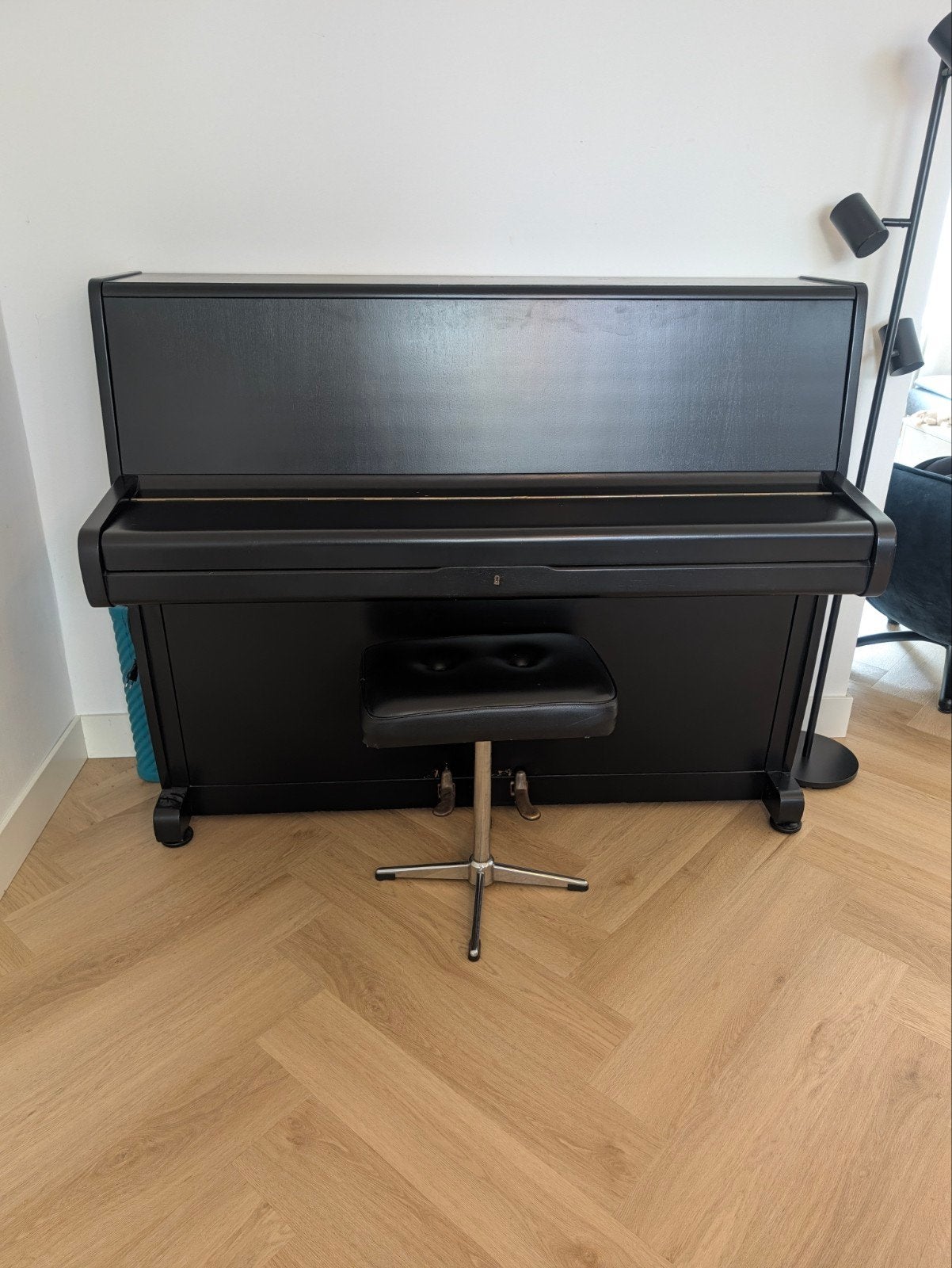 August Förster Piano - Zwart, Goede Staat, Muziek en Instrumenten, Ophalen of Verzenden, Gebruikt, Zwart, Piano