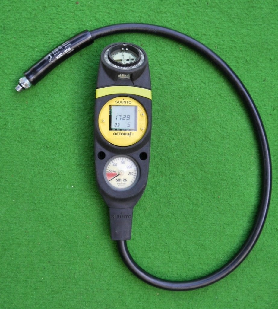 3-delig Suunto Console met Octopus II duikcomputer, Ophalen of Verzenden, Gebruikt, Duikcomputer