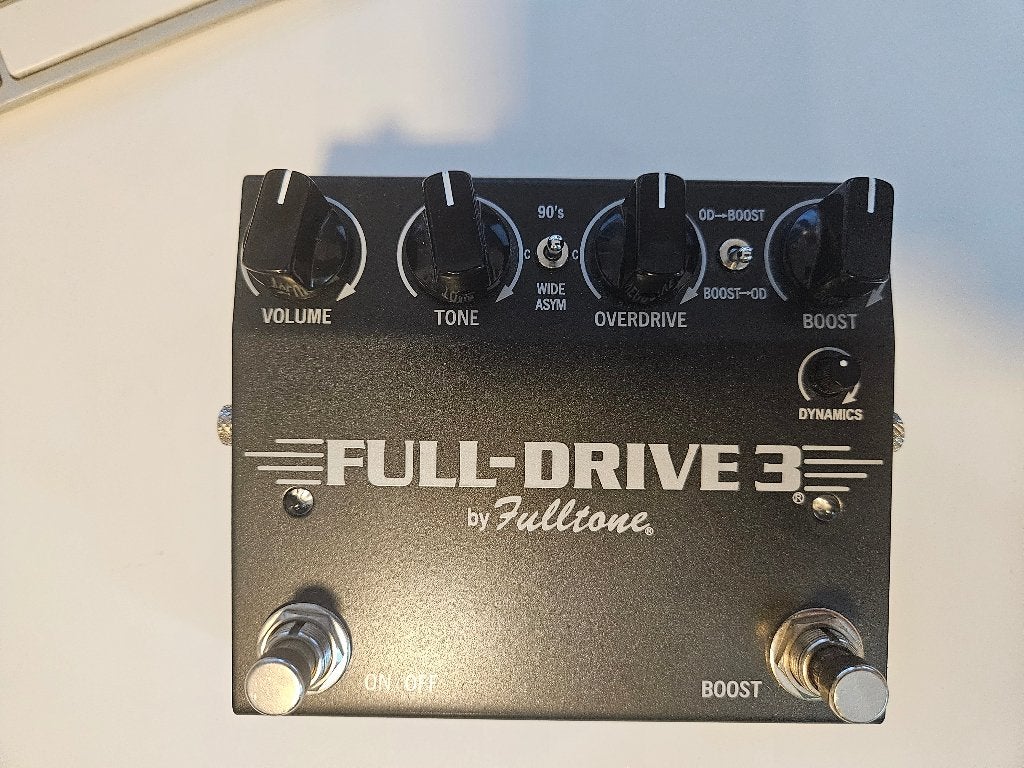 Fulltone Full-Drive 3 FD3 – Overdrive + Boost – ZGAN, Ophalen of Verzenden, Zo goed als nieuw, Distortion, Overdrive of Fuzz