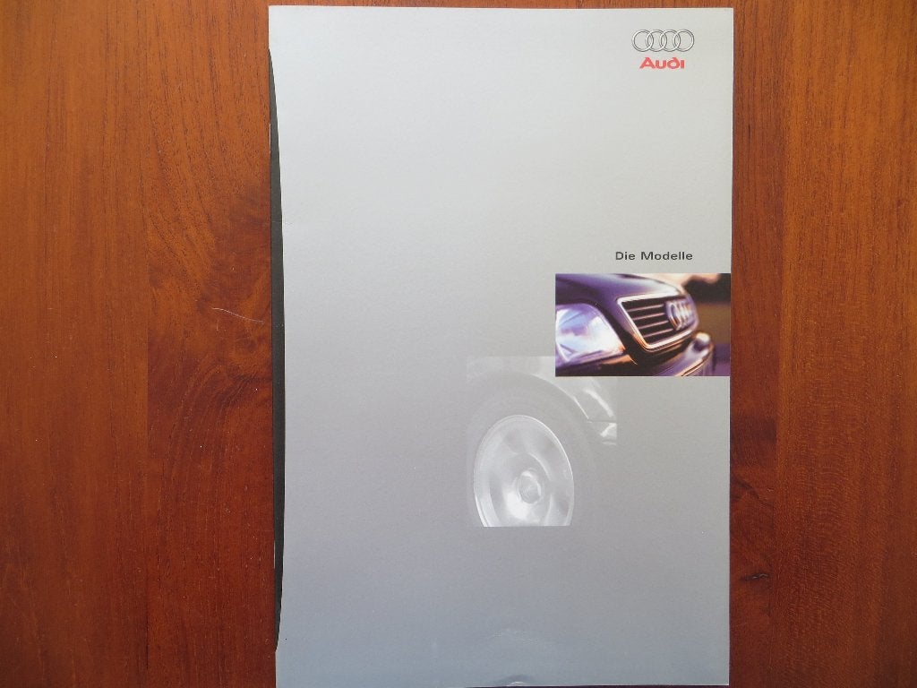 Audi Die Modelle (febr. 1997) modellenoverzicht, Ophalen of Verzenden, Nieuw, Audi