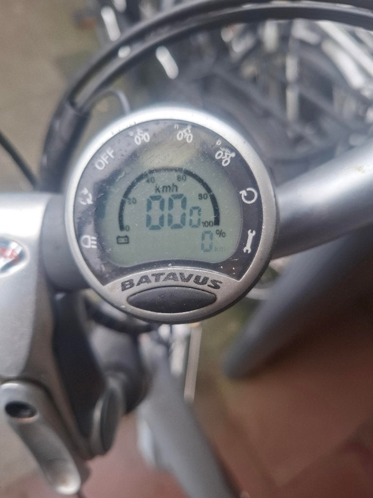 display batavus met houder, Fietsen en Brommers, Ophalen, Zo goed als nieuw, Elektrische fiets, Batavus