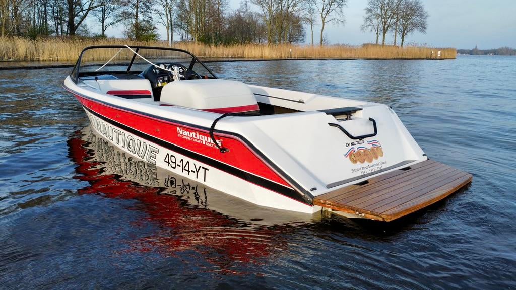 Correct Craft Ski Nautique 1996, Watersport en Boten, Speedboten, 3 tot 6 meter, Benzine, 200 pk of meer, Polyester, Binnenboordmotor