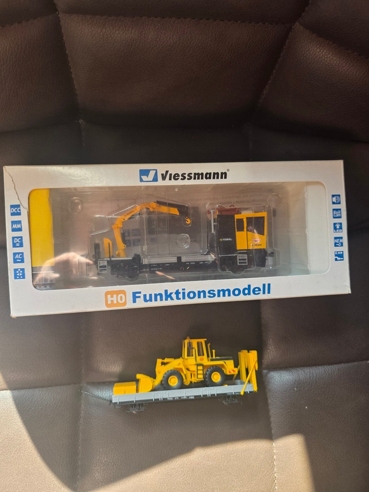 Viessmann Wiebe Robel AC Digitaal Werk trein met bijwagen, Ophalen of Verzenden, Gelijkstroom, Overige merken