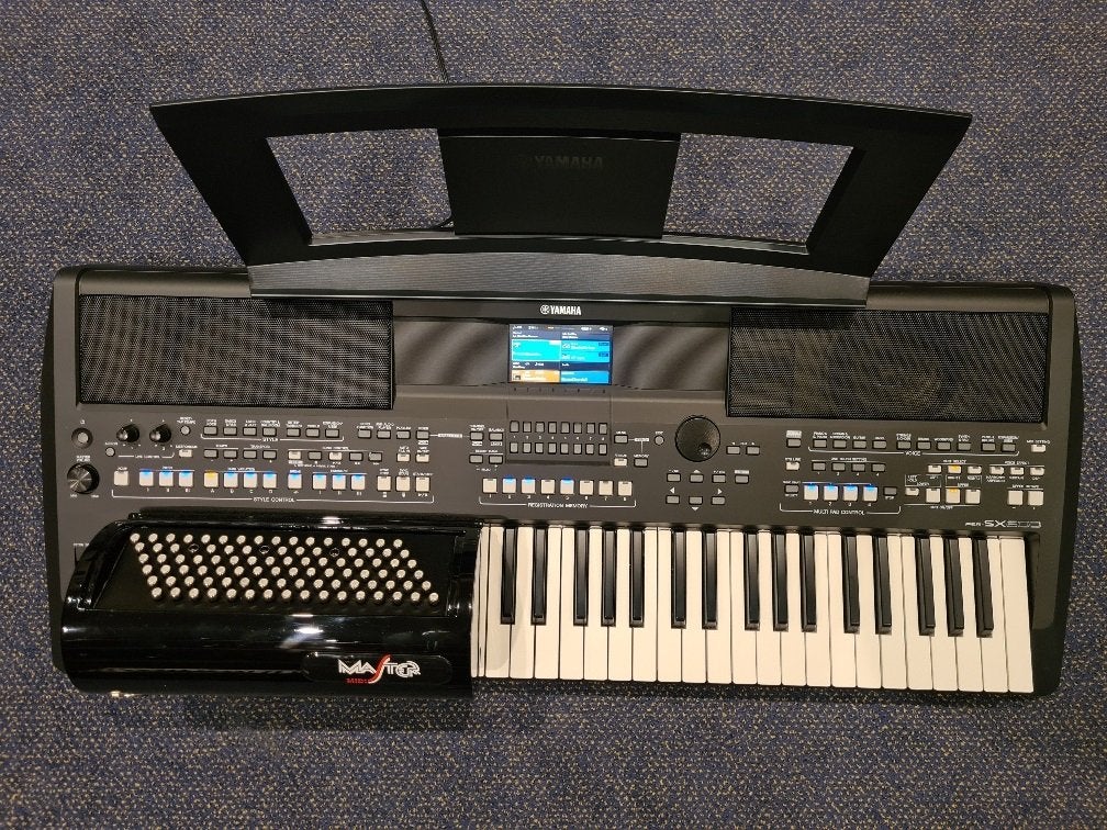 Yamaha PSR-SX600 Accordeon Keyboard Cover 96 bass SX600, Niet ingevuld, Niet ingevuld, Midi-aansluiting, Niet ingevuld