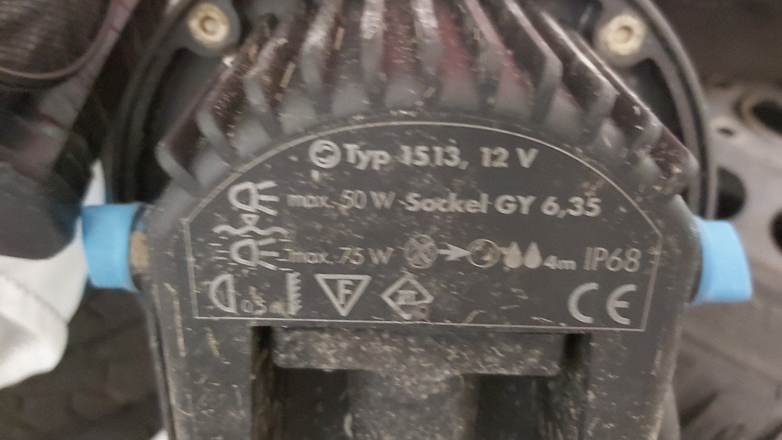 Oase vijverlamp op RVS voetstuk - Type 1513, 12V, IP68, Tuin en Terras, Ophalen, Gebruikt, Vijververlichting