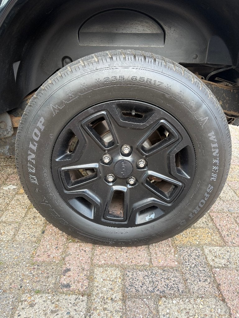 4x Willys velgen Jeep Wrangler JK 17", Ophalen, Gebruikt, Velg(en), 17 inch