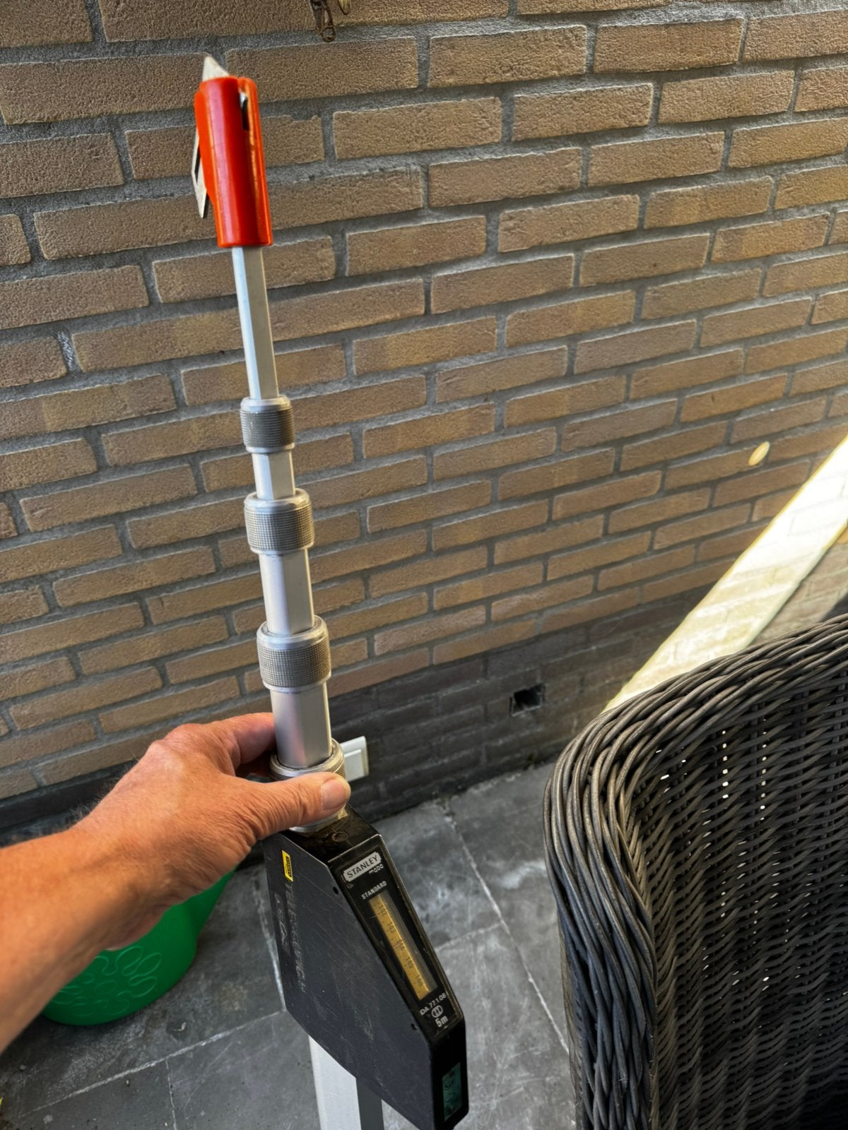 Meetstok  uitschuifbaar, Ophalen, Zo goed als nieuw, Overige meters