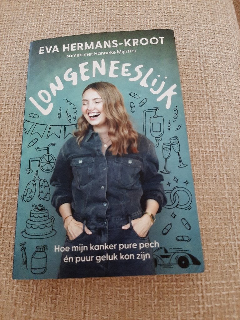 Boek longeneeslijk, Boeken, Biografieën, Ophalen of Verzenden, Zo goed als nieuw, Eva Hermans-Kroot; Hanneke Mijnster, Overige