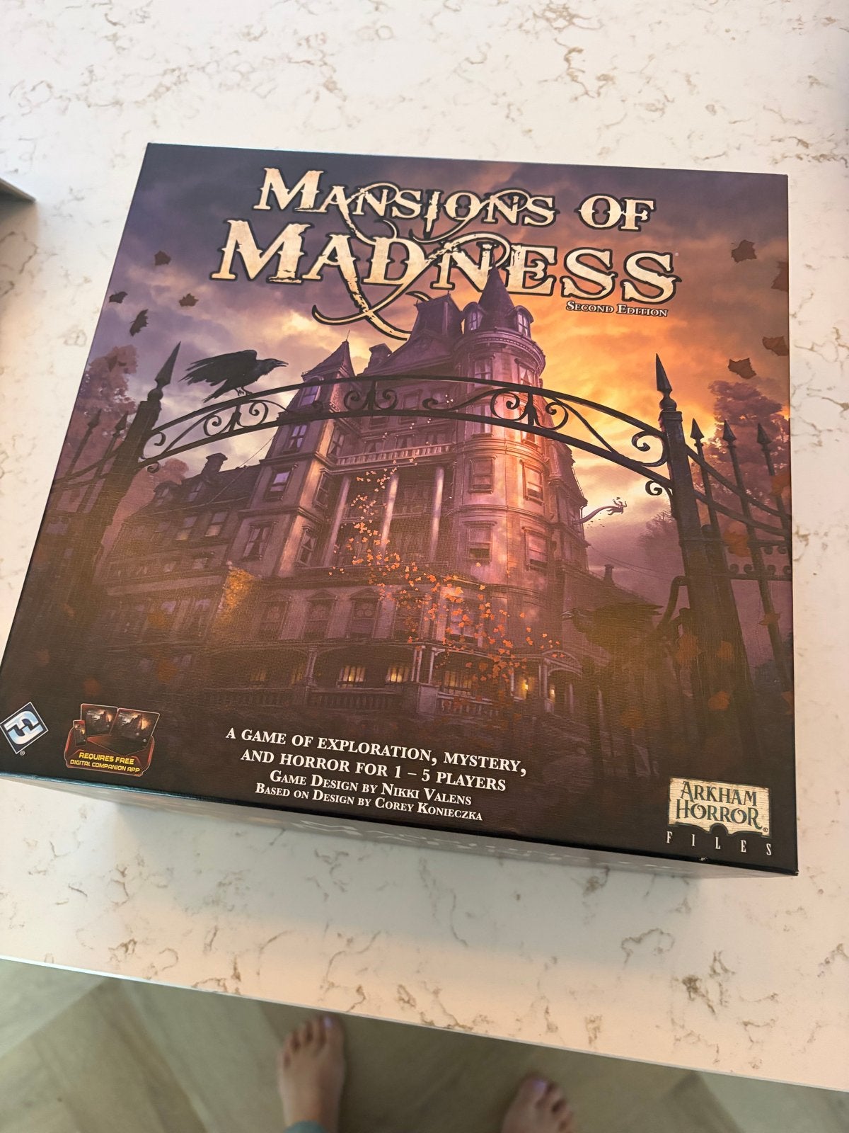 Mansions of Madness Second Edition - Compleet spel, Hobby en Vrije tijd, Een of twee spelers, Ophalen of Verzenden, Zo goed als nieuw