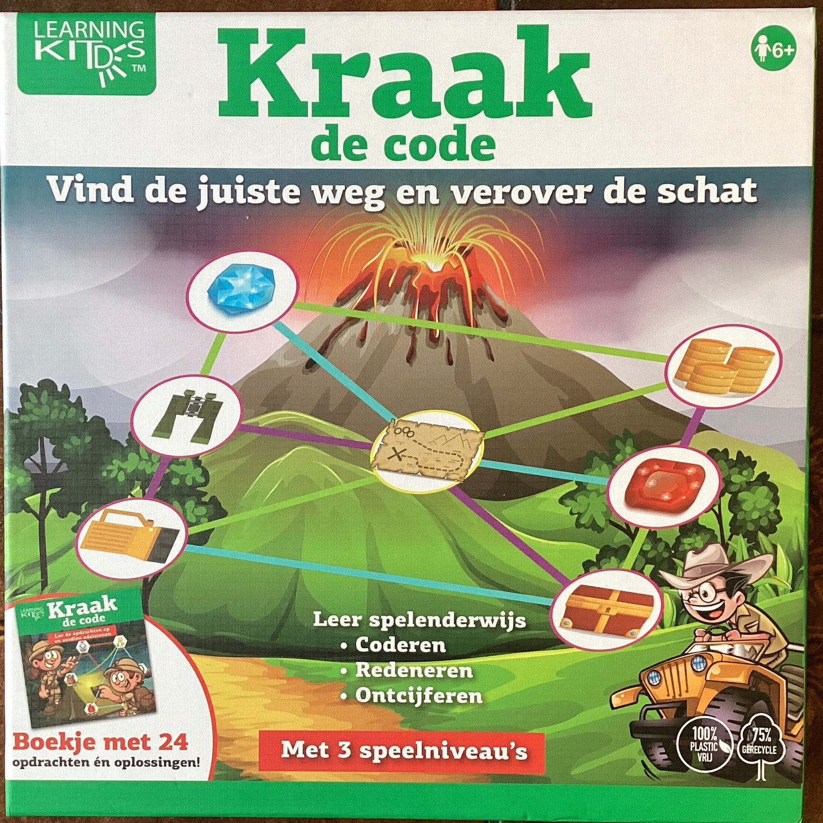 Kraak de Code – logicaspel & leren coderen, Ophalen of Verzenden, Zo goed als nieuw