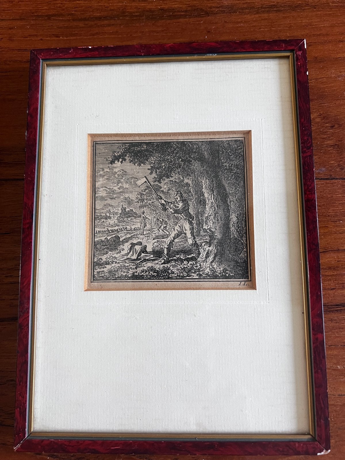 3x ingelijste etsen van Jan Luyken, Ets, Ingelijst, Dagelijks leven, 1600 - 1699