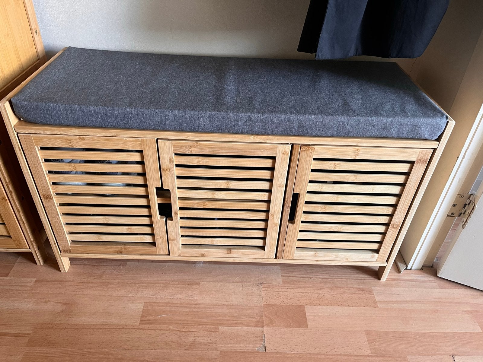 Schoenenkast 50x90x35 cm bamboe, Ophalen, Zo goed als nieuw