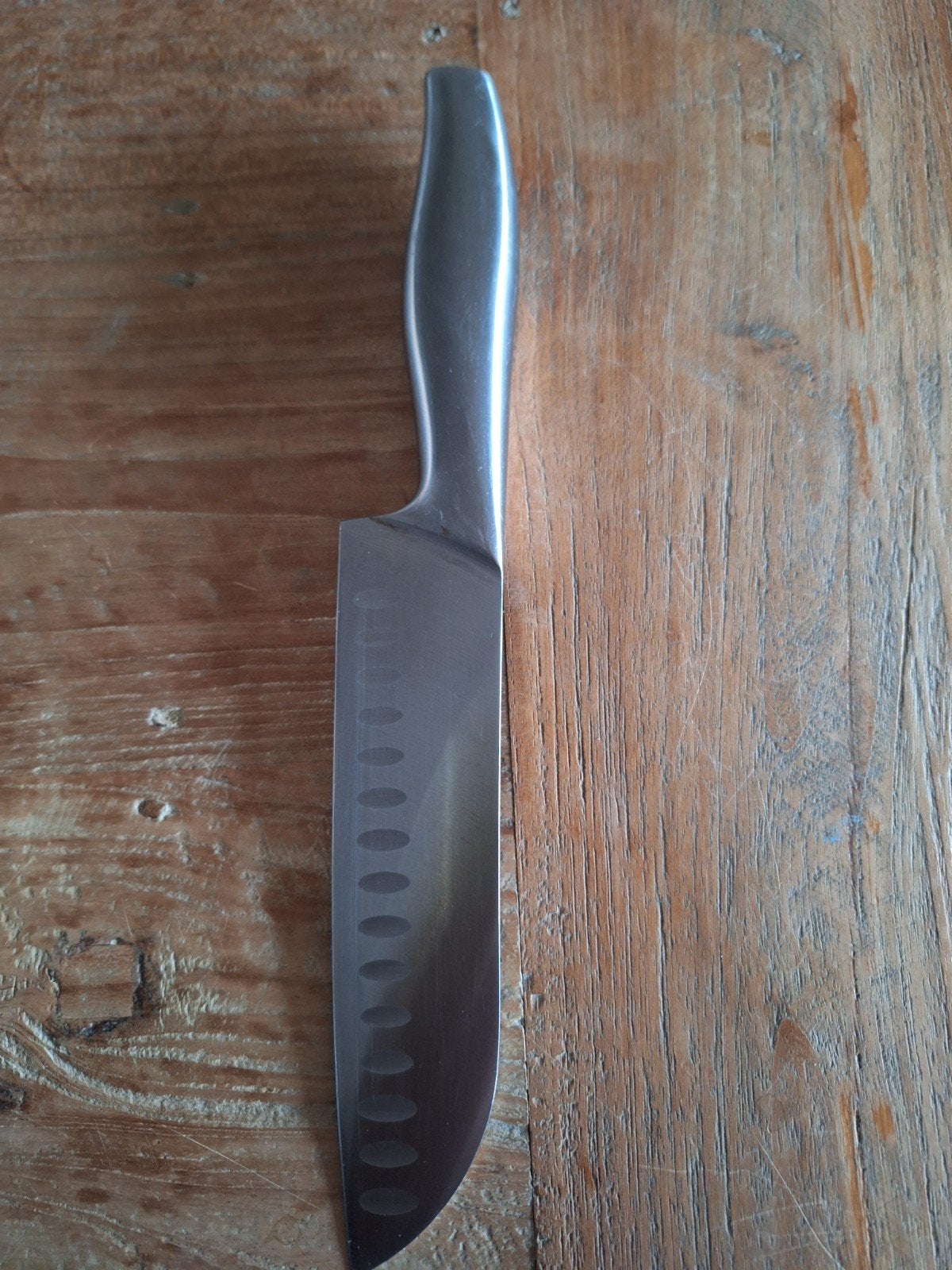 santoku mes, Ophalen of Verzenden, Nieuw, Overige merken, Rvs of Chroom
