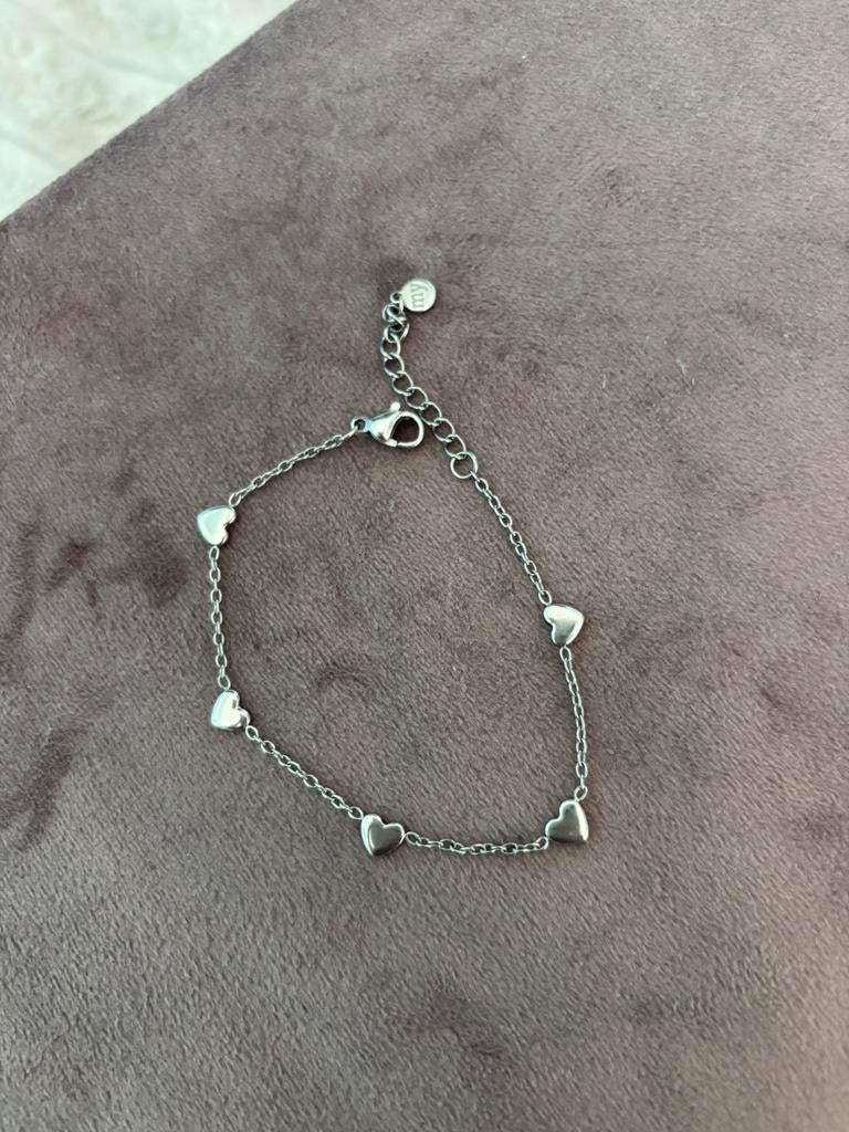 My Jewellery Hartjes Armbandje, Ophalen of Verzenden, Zo goed als nieuw, Zilver, Zilver