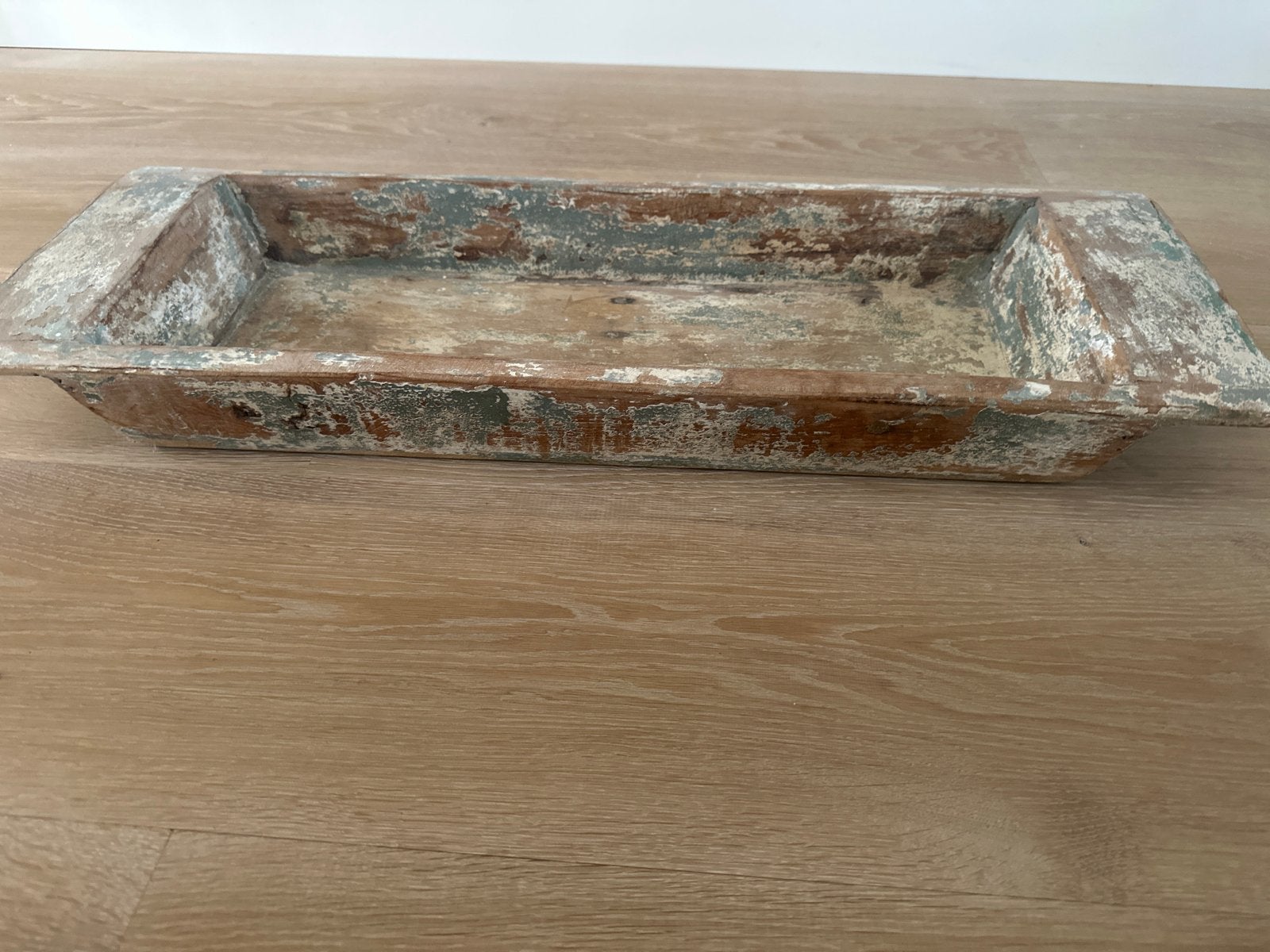 Vintage Oude Spaanse Houten Schaal 75x25 cm, Antiek en Kunst, Ophalen