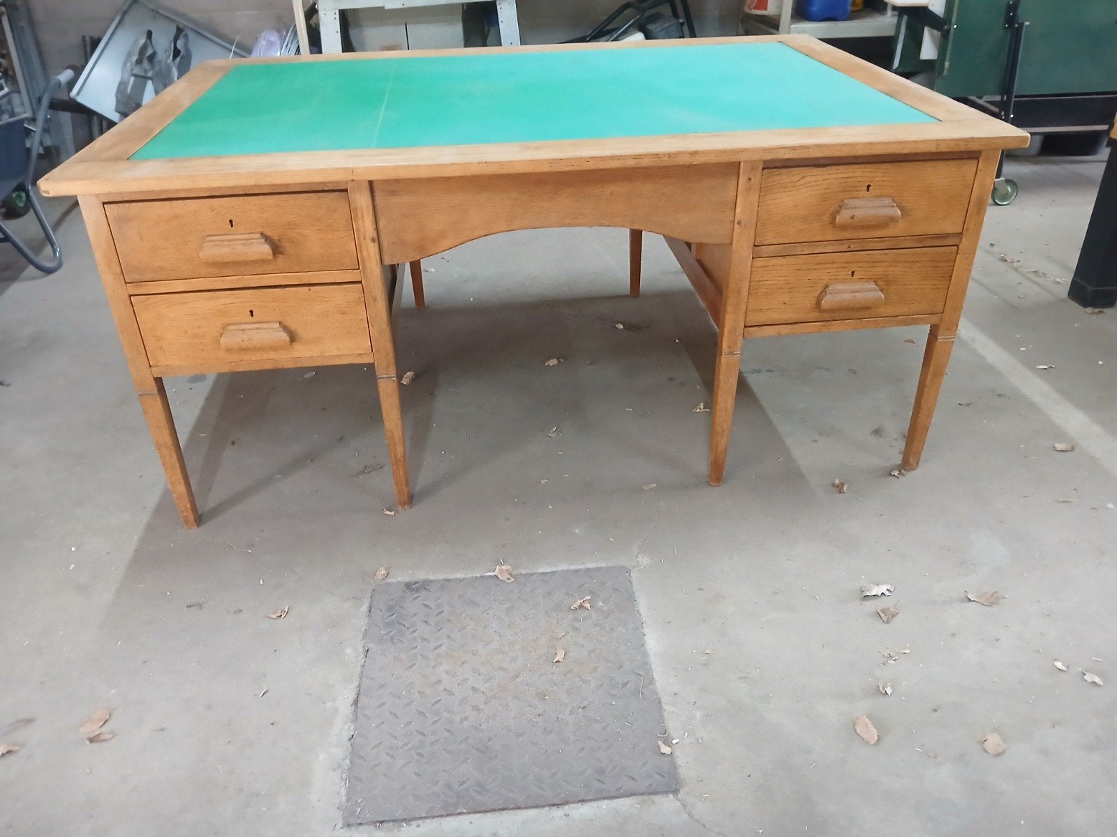 oud buro antiek bureau, Ophalen, Gebruikt, Hout