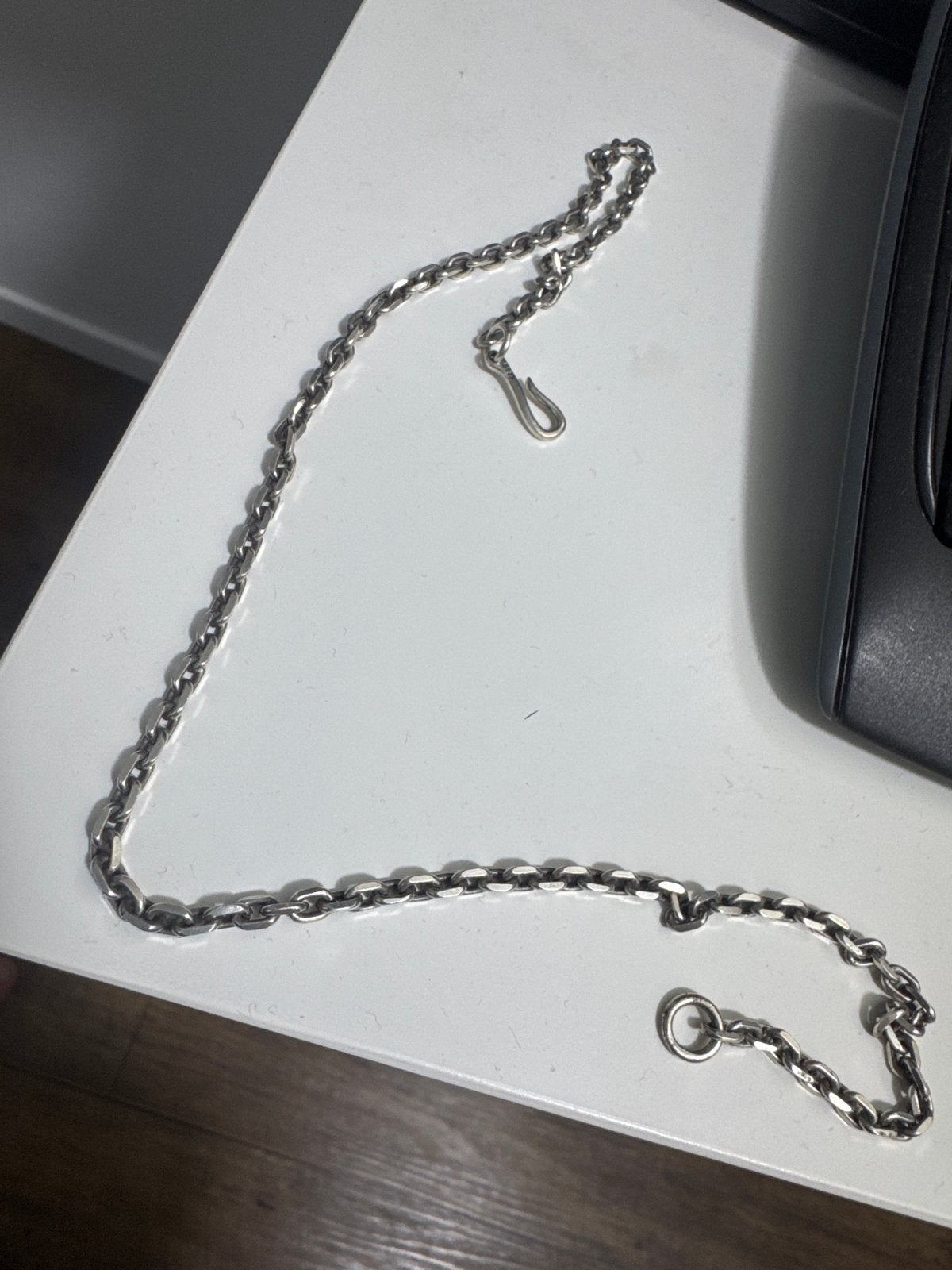 Zilveren Koningsketting 925, Sieraden, Tassen en Uiterlijk, Kettingen, Ophalen of Verzenden, Gebruikt, Zilver