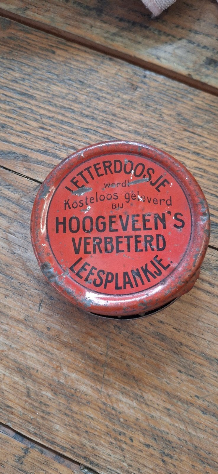 Hoogeveens verbeterd letterdoosje leesplankje, Ophalen of Verzenden