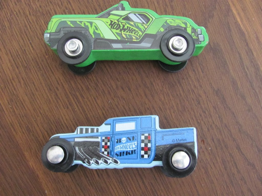 Houten hotwheels auto, Ophalen of Verzenden