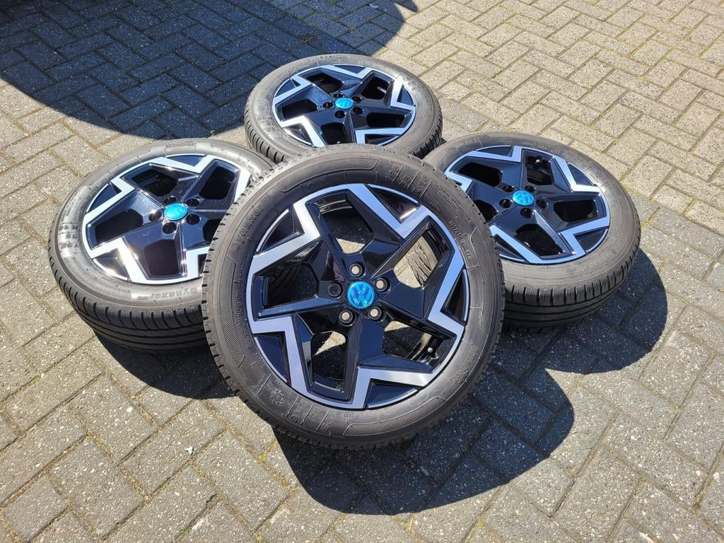 Volkswagen Polo 16 inch velgen met banden 5x100 zgan, Ophalen of Verzenden, Nieuw, Volkswagen