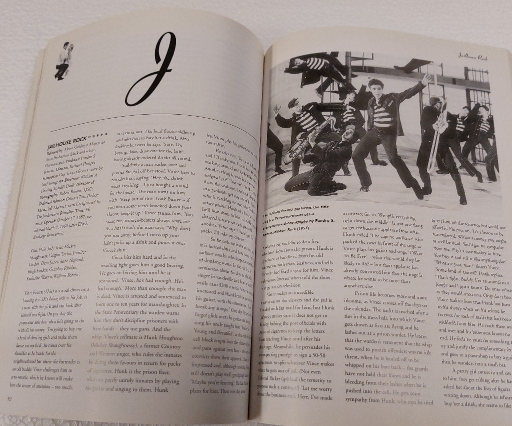 Elvis Presley FILM Encyclopedia BOEK Eric Braun UK 1997, Gebruikt, Elvis Presley, Ophalen of Verzenden, NvT