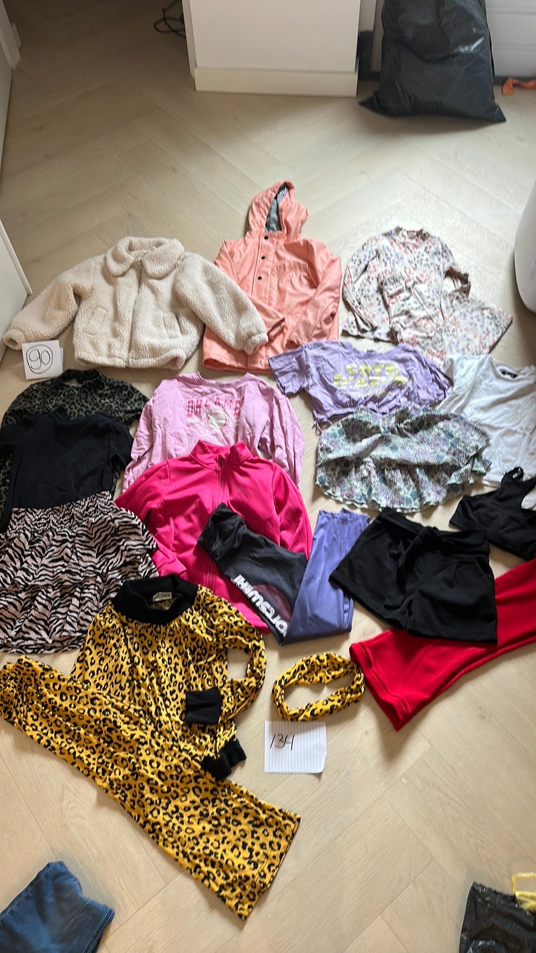 Pakket mt 134 meisjes kleding, Ophalen of Verzenden, Zo goed als nieuw, Maat 134