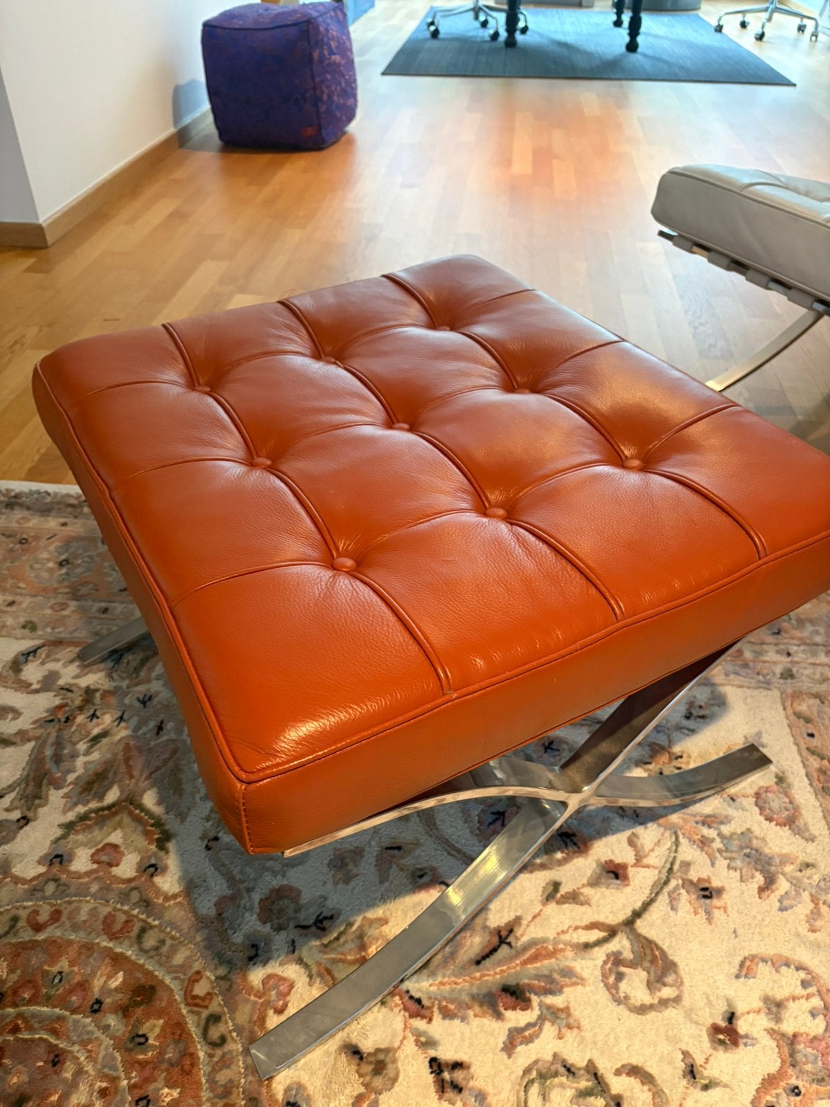 Barcelona hocker Ottoman, Ophalen, Gebruikt, Vierkant