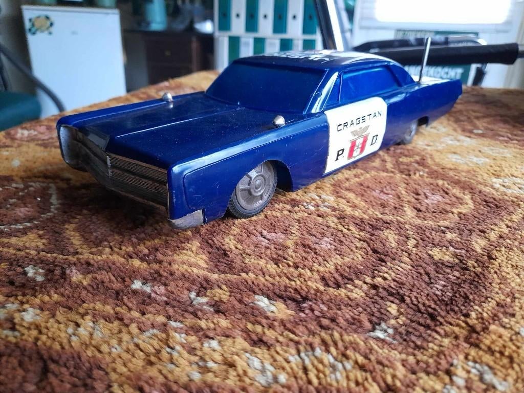 PONTIAC SIXTIES POLICE CAR ;18, Hobby en Vrije tijd, Modelauto's | 1:18, Verzenden, Gebruikt, Overige merken
