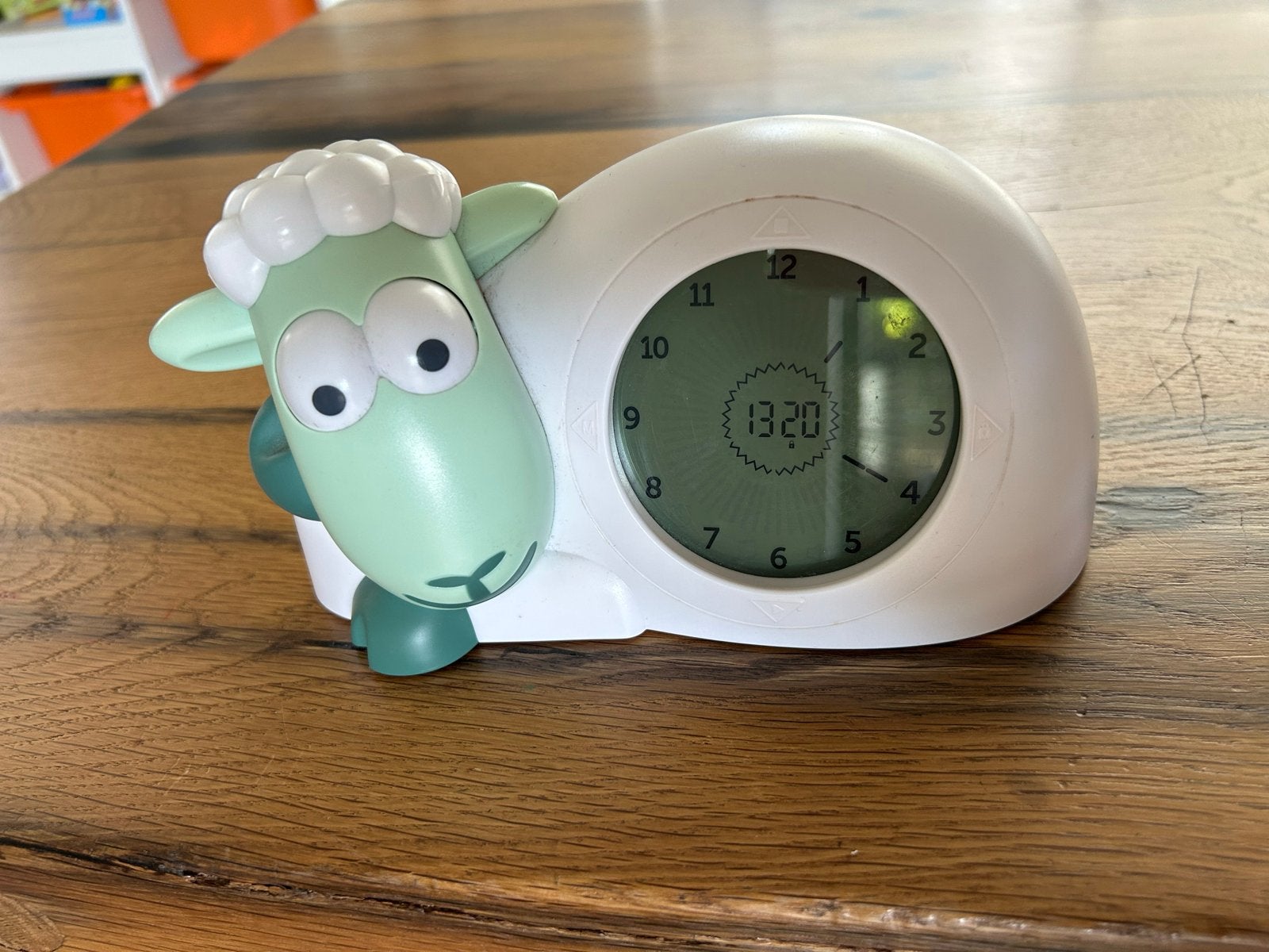 Zazu Schaap Wekker - Slaaptrainer voor Kinderen, Ophalen, Met verlichting, Wit, Zo goed als nieuw