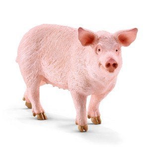 Schleich 13782 varken, dierfiguur, Verzamelen, Dierenverzamelingen, Verzenden, Gebruikt, Boerderijdier, Beeldje of Figuurtje