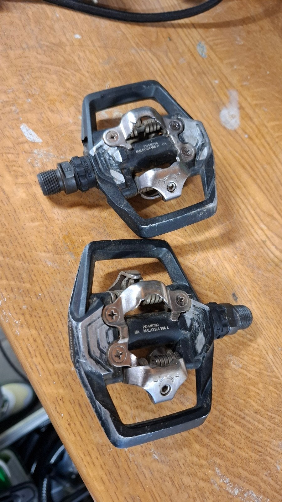 Shimano PD-ME700 SPD Pedalen - Gebruikt, Fietsen en Brommers, Fietsonderdelen, Crankstel of Pedalen, Gebruikt, Ophalen of Verzenden